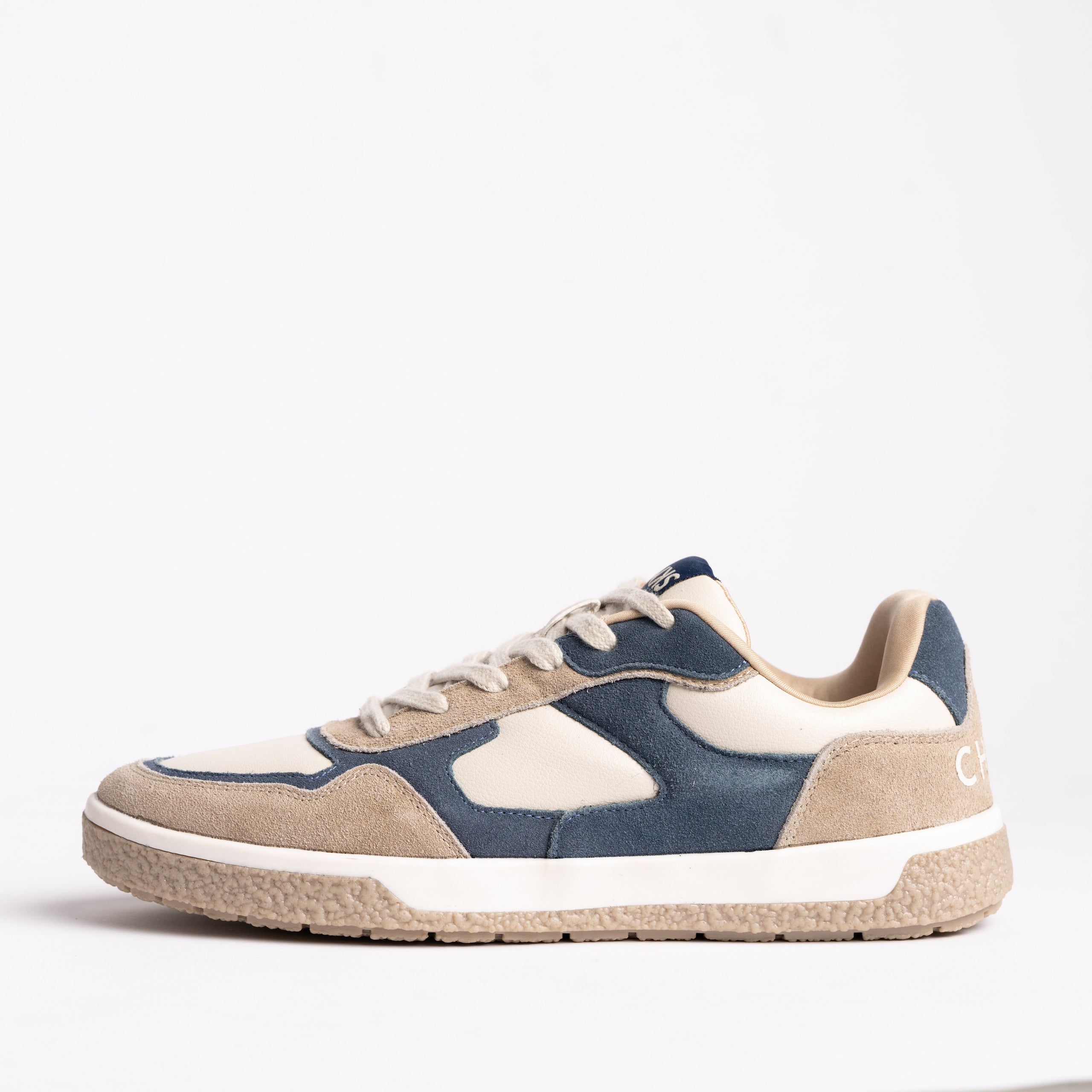 SHARK CHNKS - Blue & Beige Men's Sneaker...