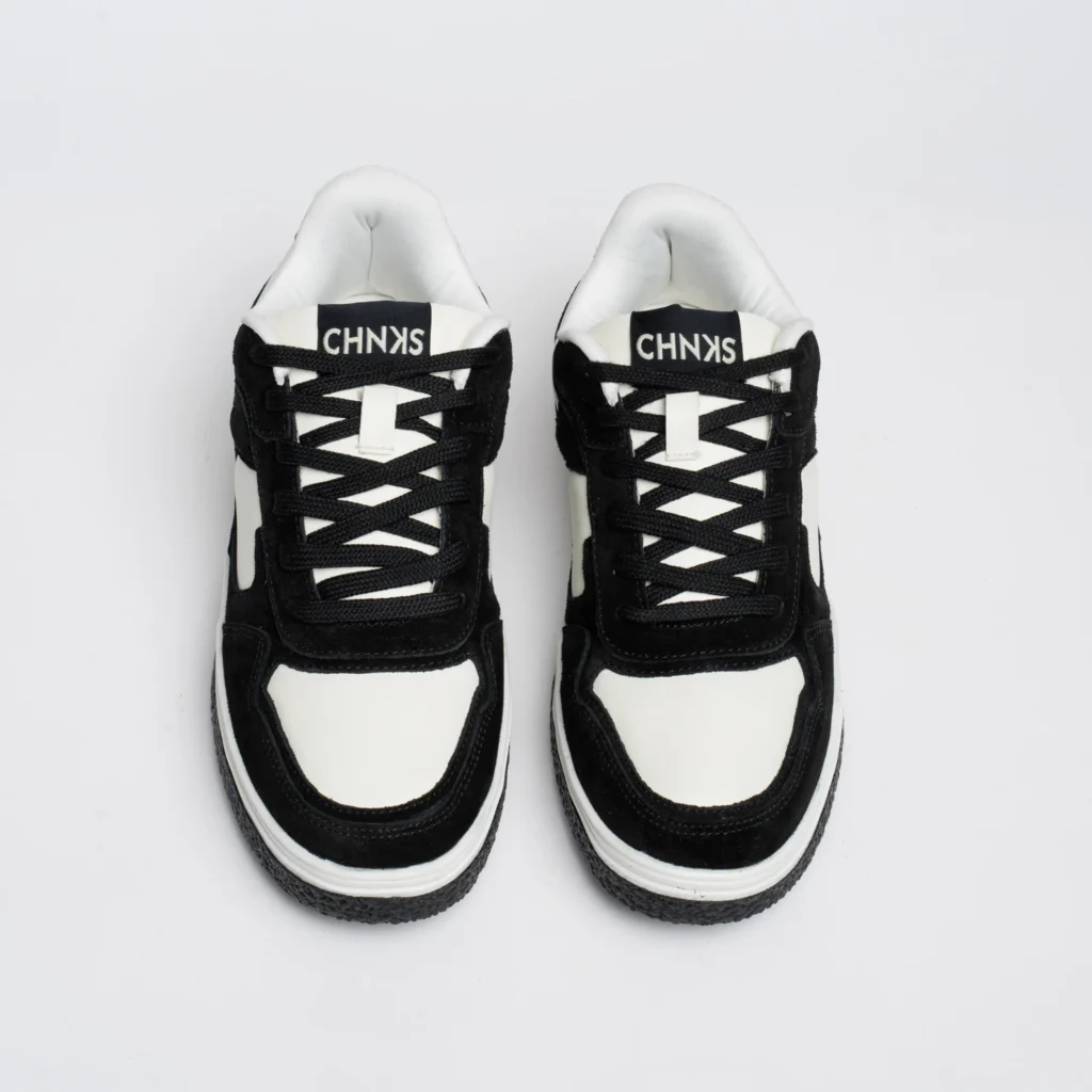 The Dalmatian CHNKS - Black and White Sneakers for Men