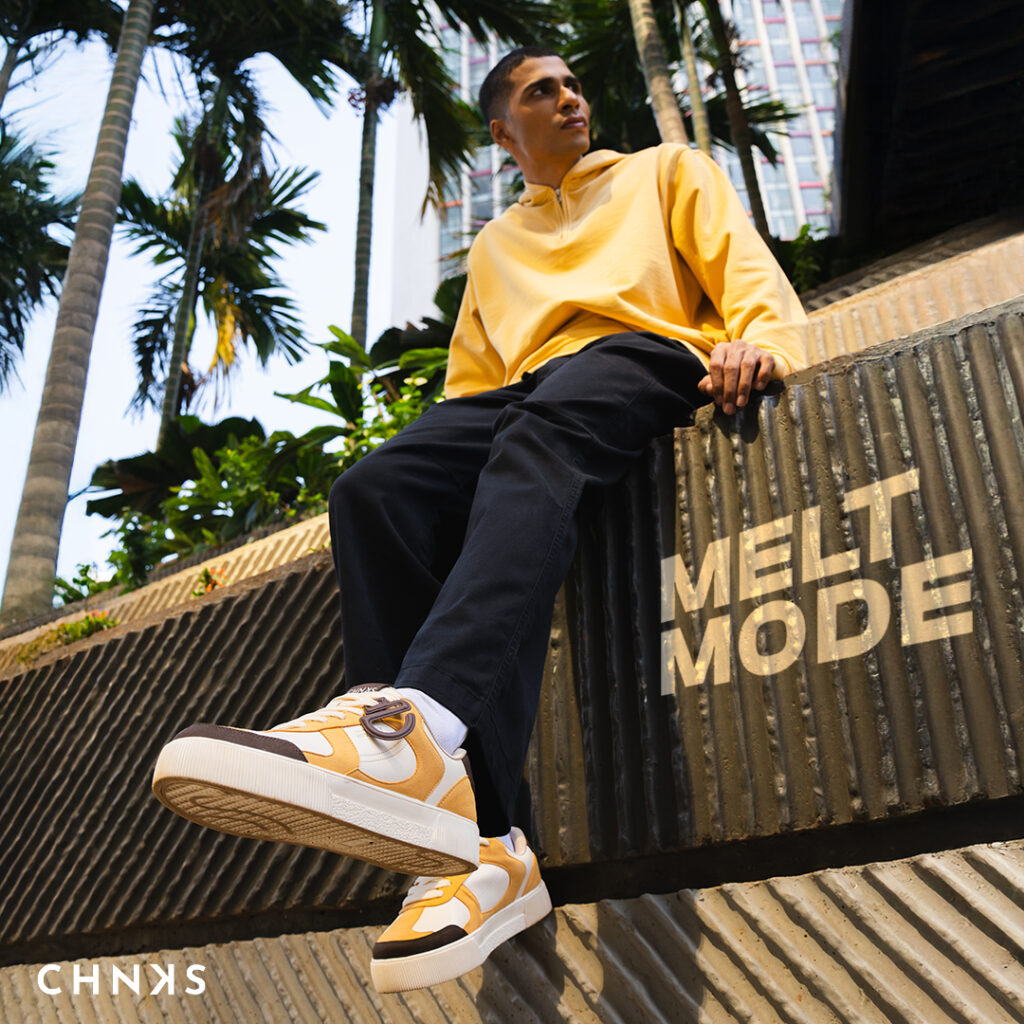 dual-toned sole sneaker from CHNKS
