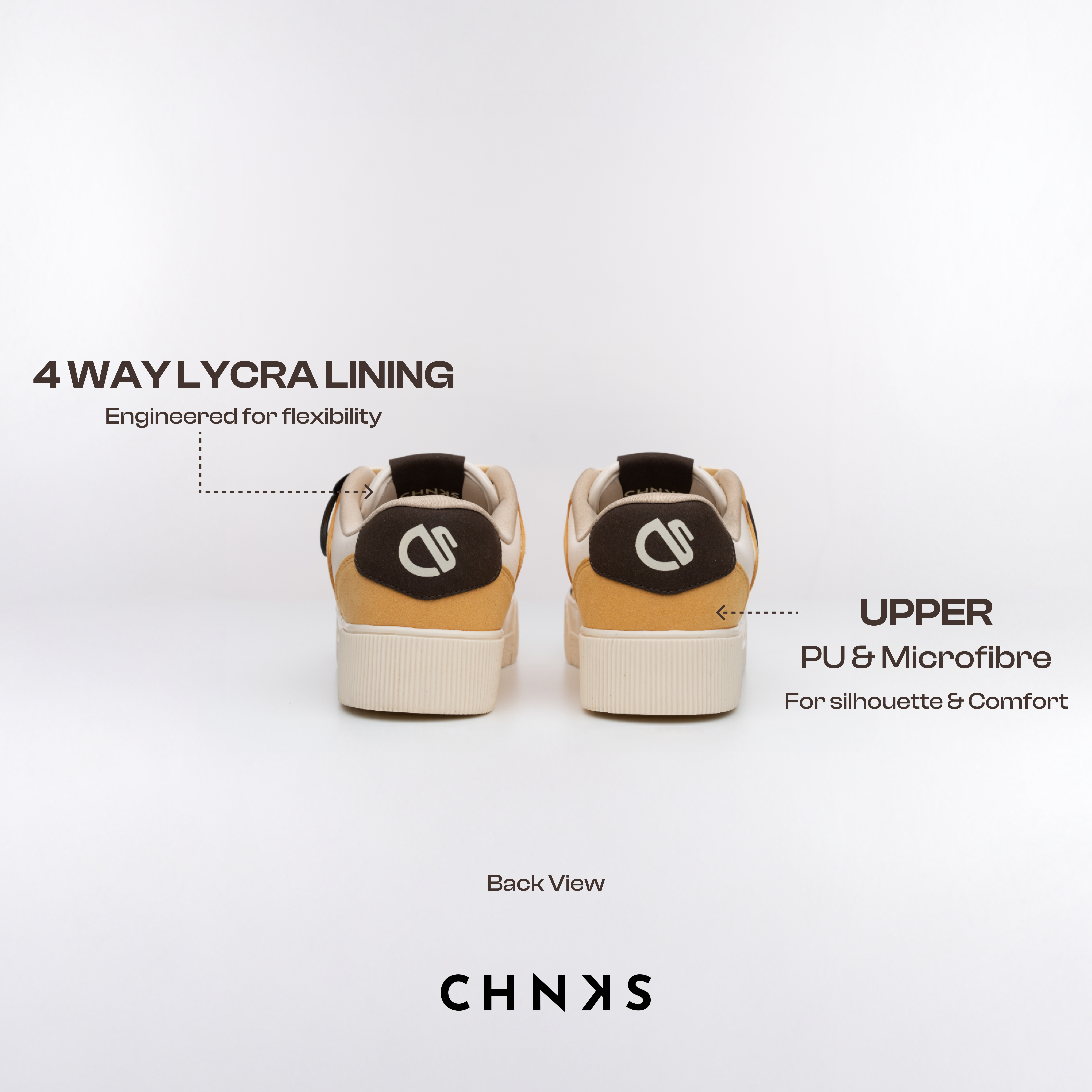  Four-way stretch Lycra lining for Super Comfort 